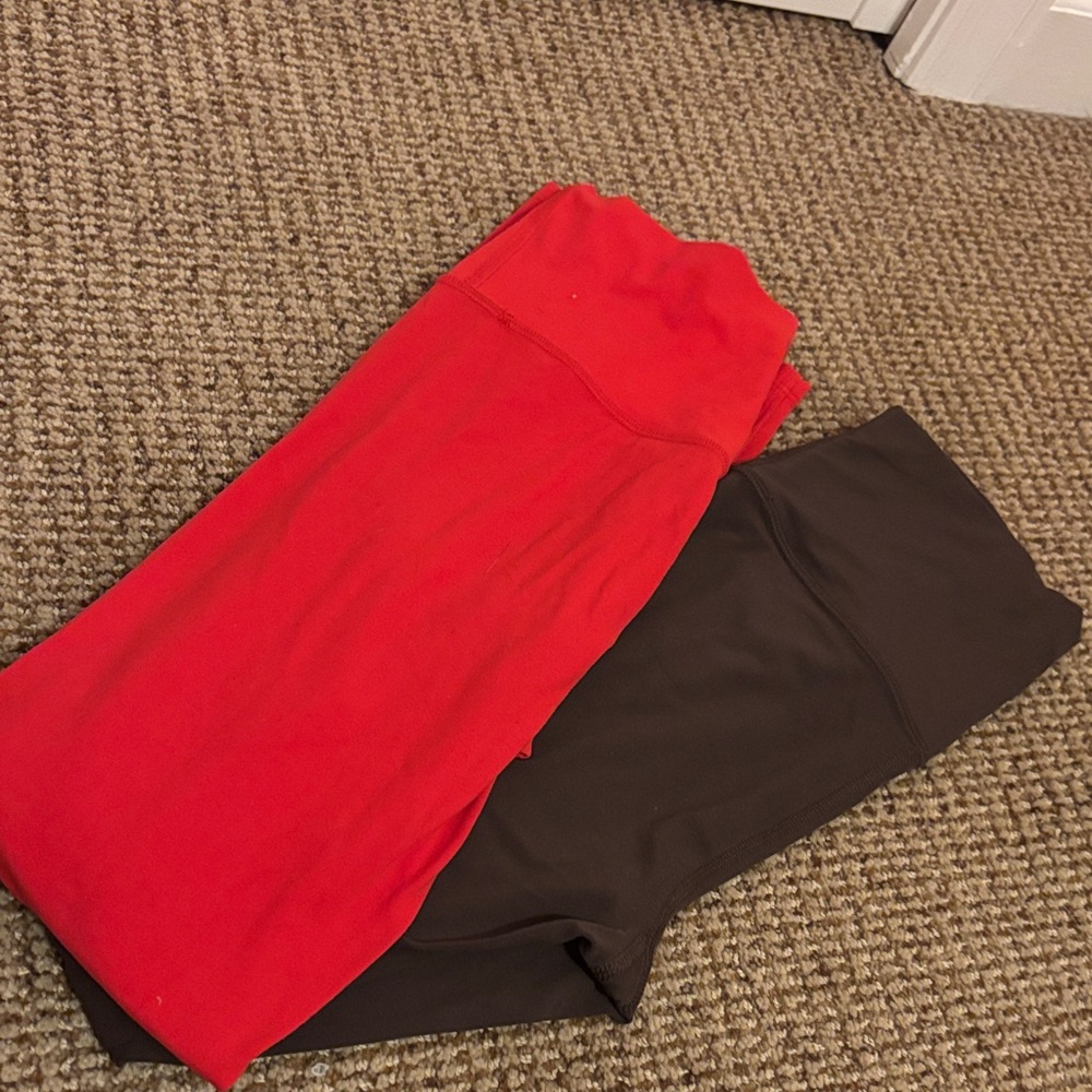 Target Red and Black Leggings